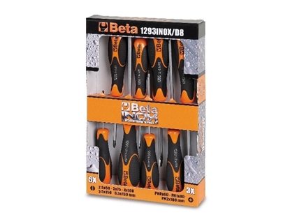 Picture of BETA set schroevendraaiers INOX 1293/D8 PROMO